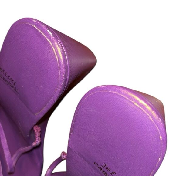 Jeffrey Campbell Purple Strappy Sandals(Size 8) - Picture 9 of 9